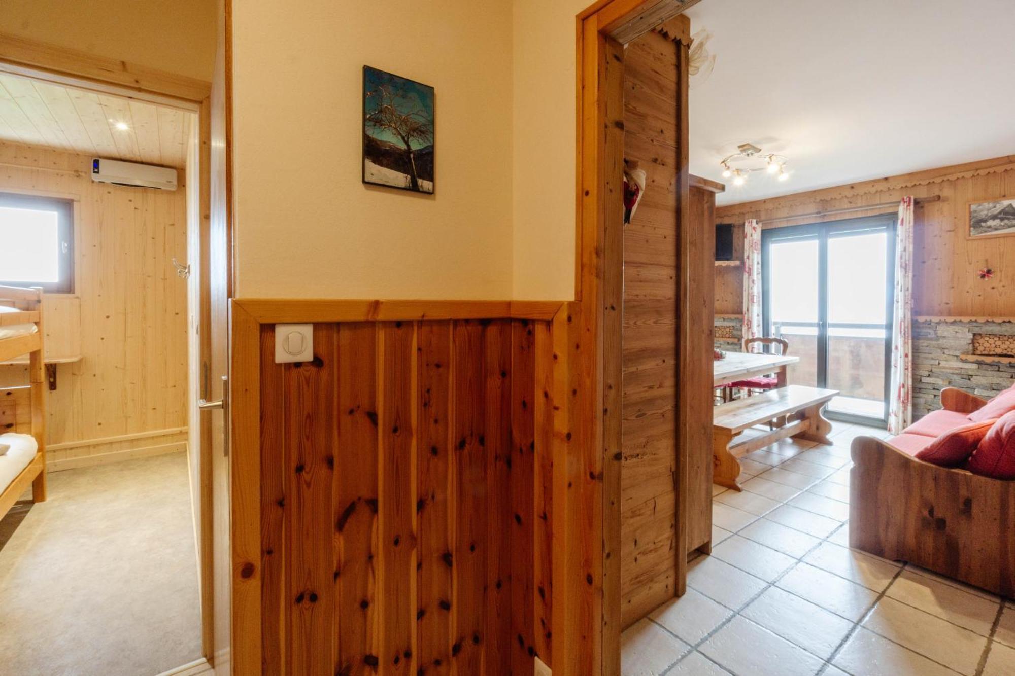 Ferienwohnung Le Col Panoramic Fontcouverte-la-Toussuire Exterior foto