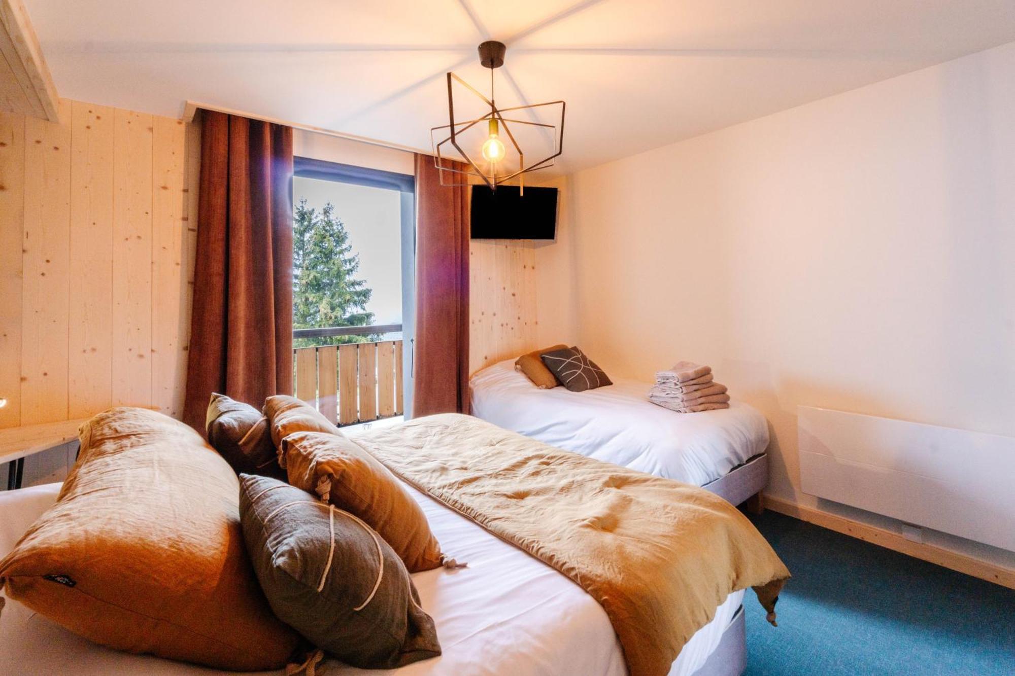 Ferienwohnung Le Col Panoramic Fontcouverte-la-Toussuire Exterior foto